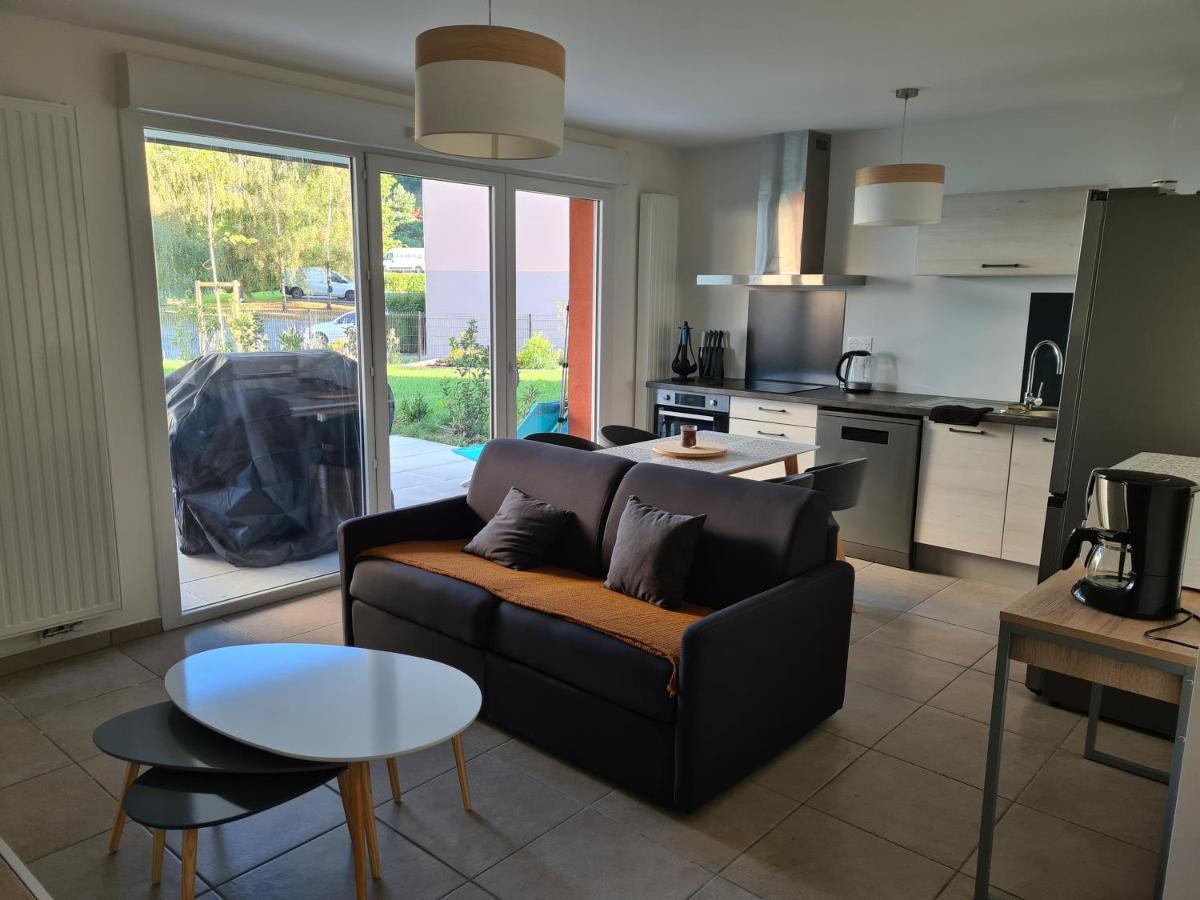 L'Instant Leman - T2 3 Etoiles A 5Min De Thonon Et Evian Avec Terrasse Et Jardin A 100M Du Lac Амфион-ле-Бен Экстерьер фото